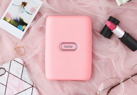 The $99 INSTAX Mini Link is the latest in FujiFilm’s line of INSTAX instant, handheld printers.
