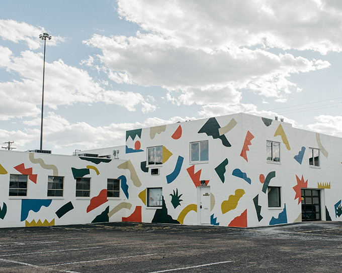 The exterior of Pattern photographed by Benjamin Rasmussen. Smaller market photography is a great start