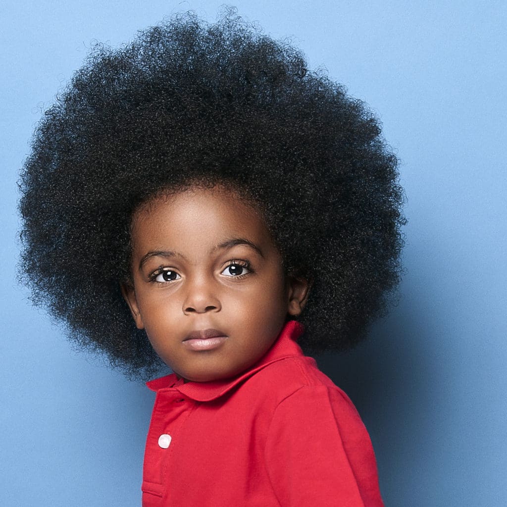 Photo of African-American toddler, black diversity