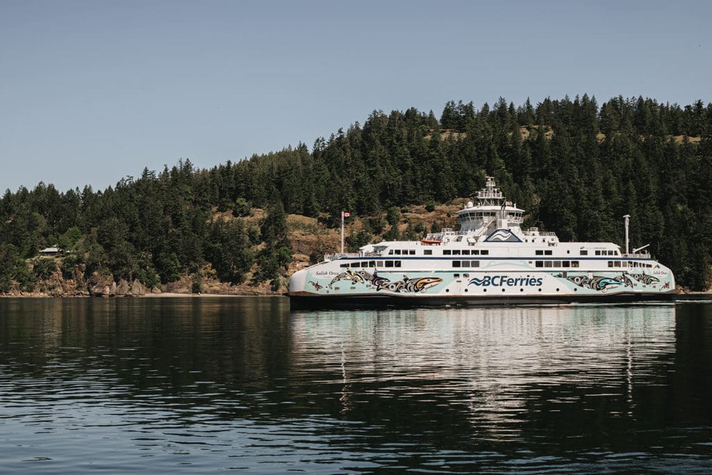 Ferry schedules to Galiano island could have been a logistical nightmare, but the photographer kept a calm approach to the day.