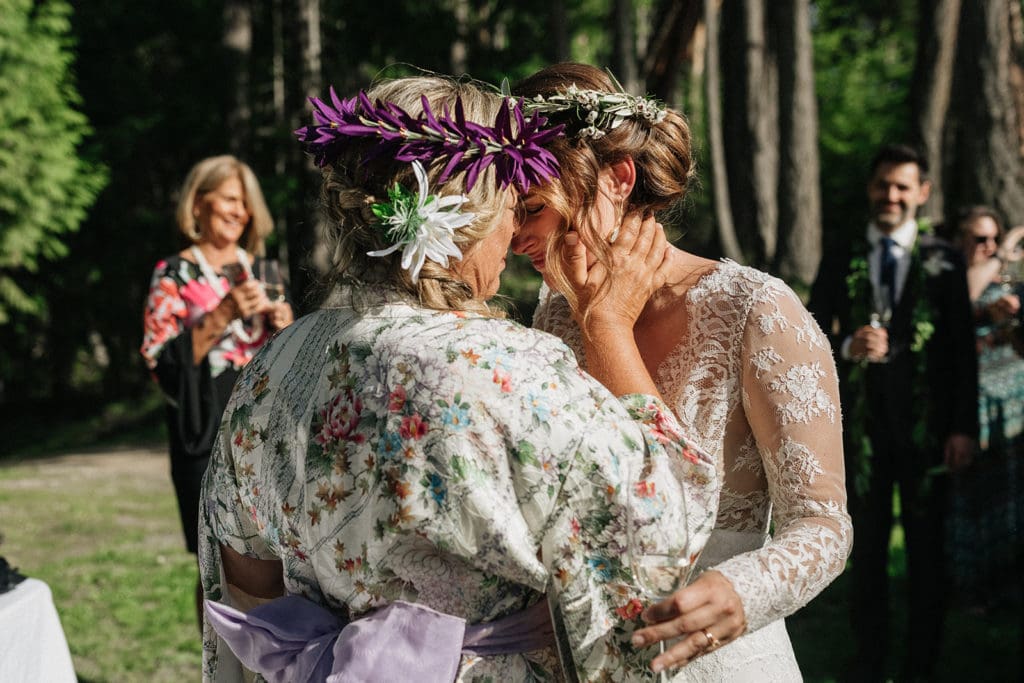 An intimate vibe was not hard to capture at this wedding.