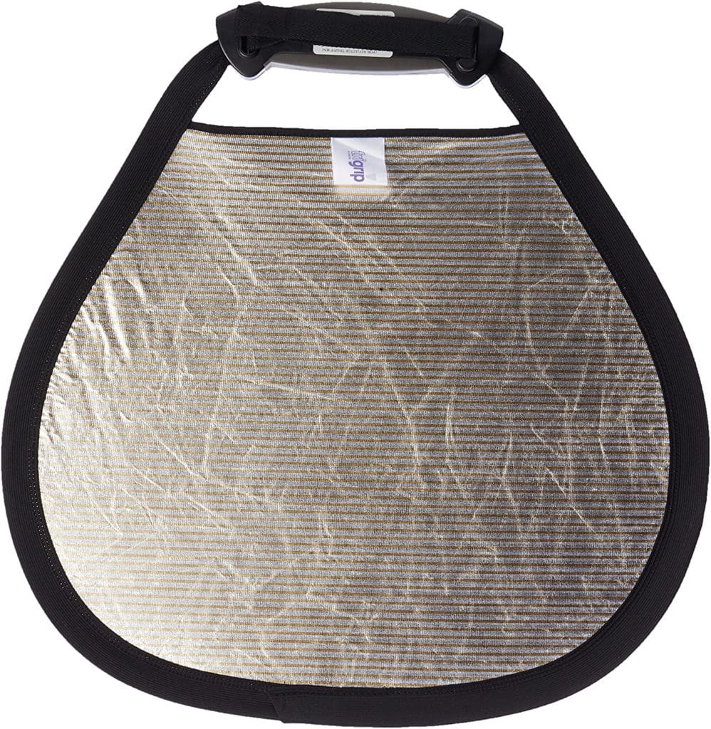 Lastolite TriGrip Reflector helps Alakija make photo magic.