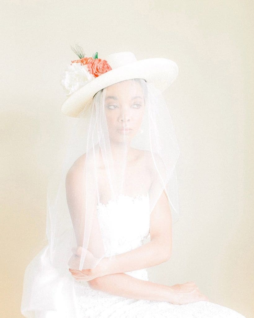 styled shoot for boutique bridal brand with family modeling 