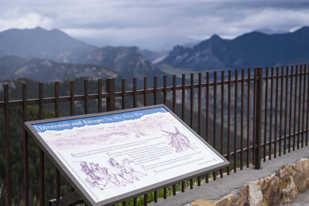 Historical information in Yellowstone National Park, photographed by Fujifilm Students of Storytelling winner Austin Kennedy. 