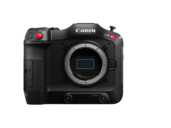 Front view of Canon EOS C70