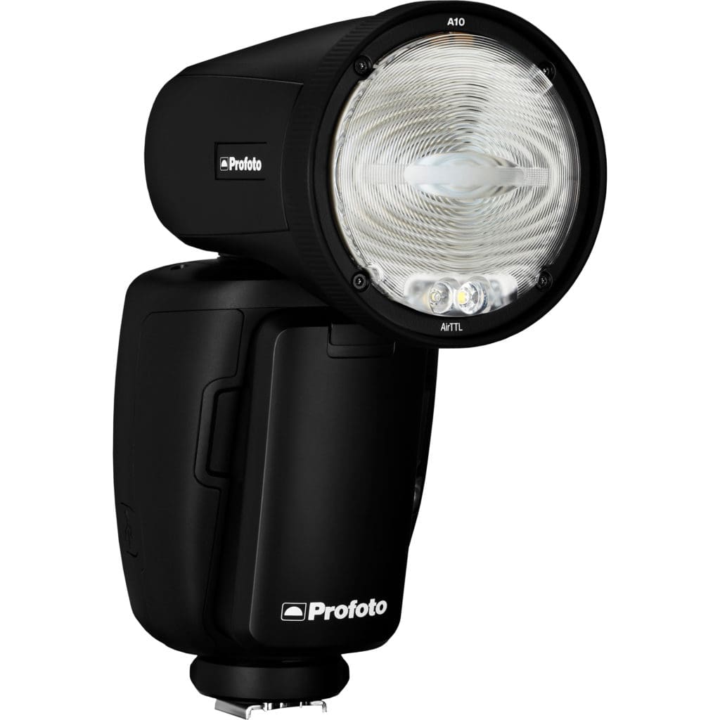 ProfotoA10 light from on-camera flash line of products