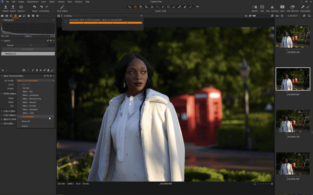 The Color Editor overview - Capture One