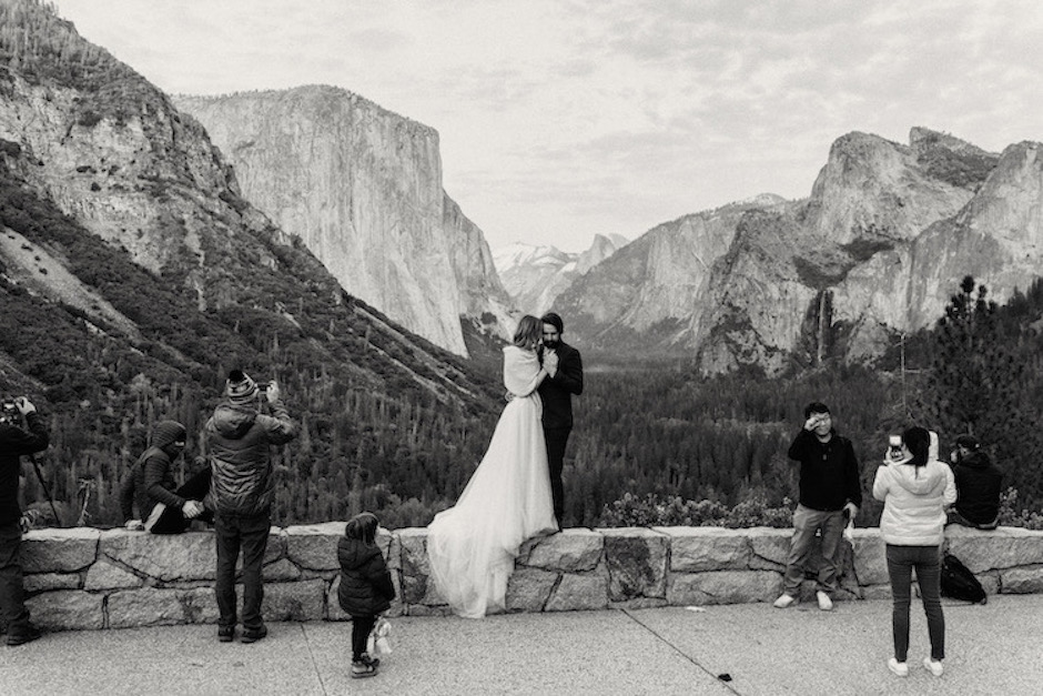 Yosemite park eye-catching portrait.