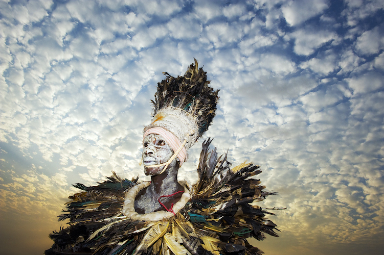 Eye-catching portrait of west African dancer by Jonathan Banks.
