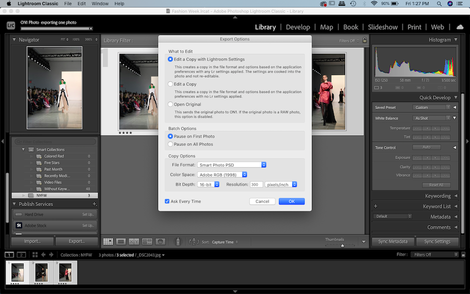 Batch processing in ON1 Photo Raw 2021.5 is quick and easy.