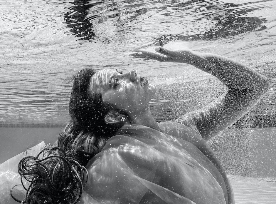 underwater photography with former synchronized swimmer Kristina Makushenko.