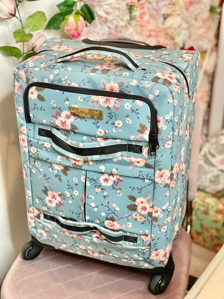 Kiamarie Stone's camera bag has carmeras and lenses and more.