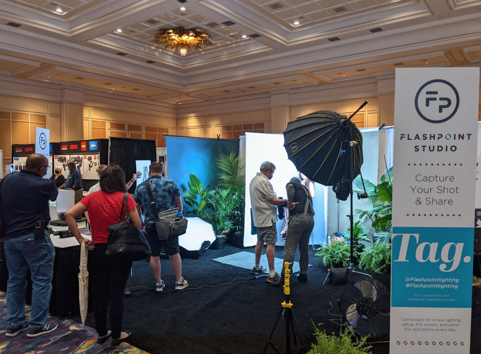 Flashpoint Studio on show floor at WPPI 2021.