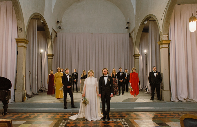 Bridal party portrait.