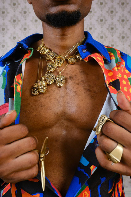 man's bare chest, from Trendsetters Project Fujikina.
